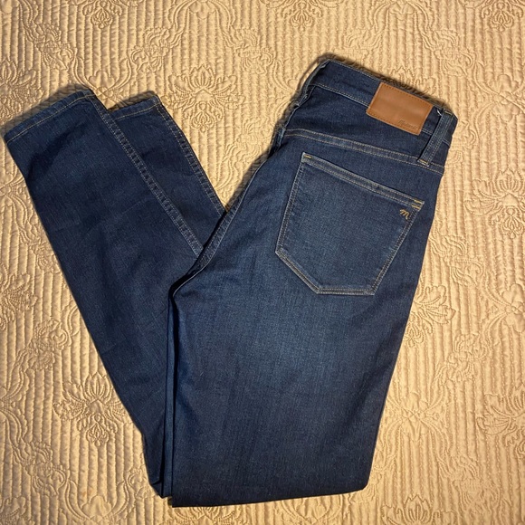 Madewell 10” High Riser skinny skinny dark wash - Picture 2 of 6